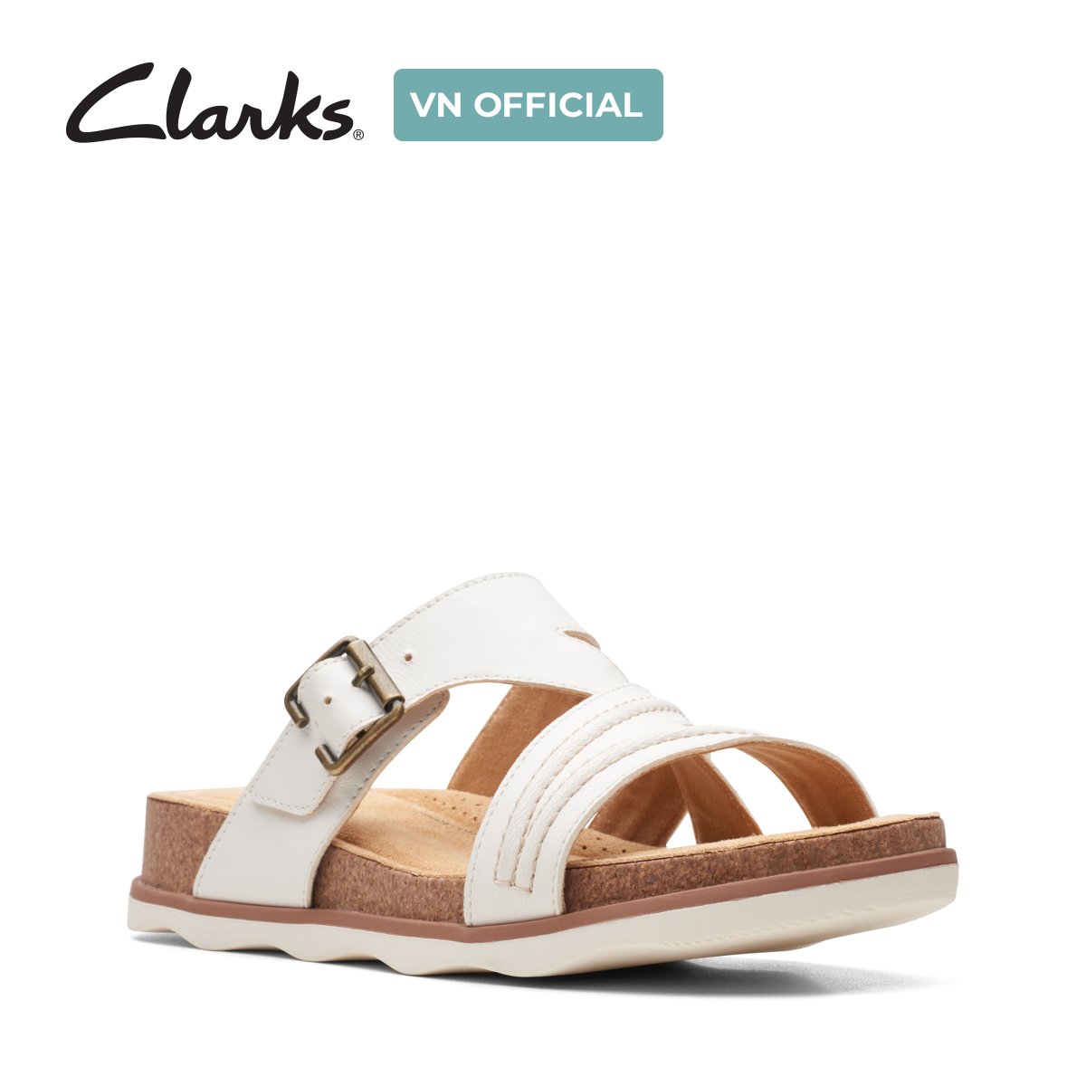 Dép Xỏ Ngón Da Nữ Clarks - Brynn Hope