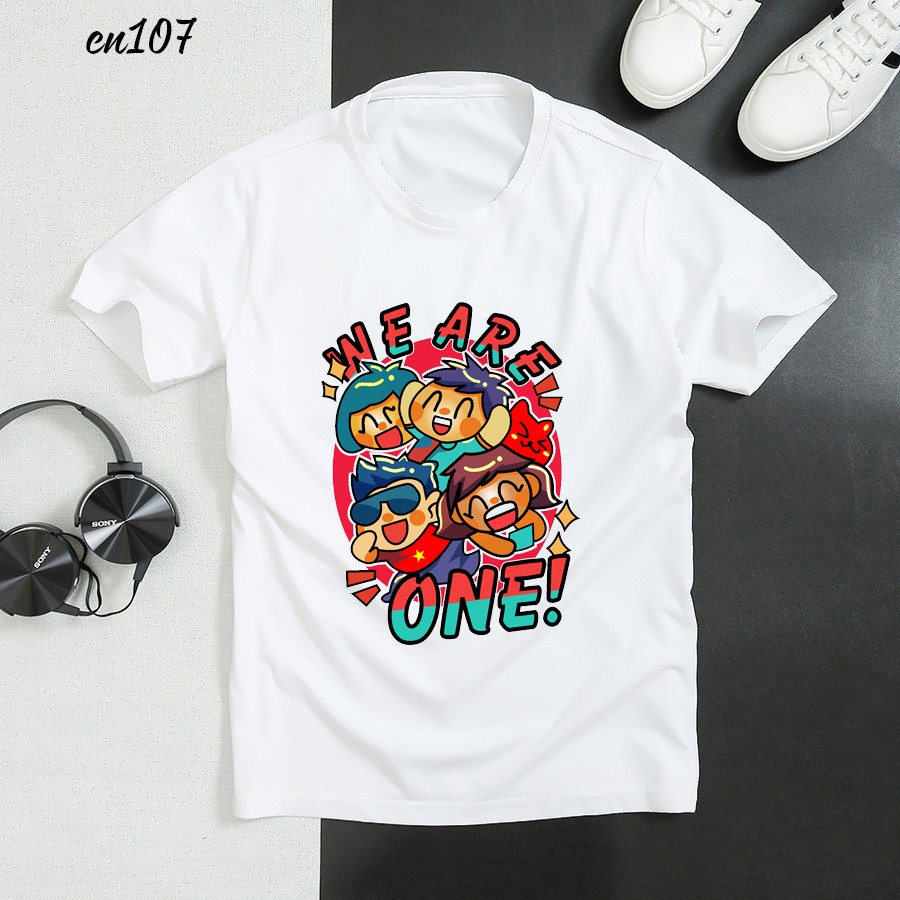 Đồng phục du lịch nhóm in we are one -- [ Giá niêm yết là giá của 1 áo]