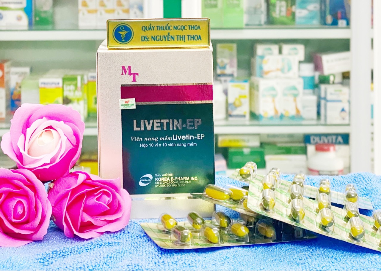 ✅✅ [ Chính Hãng ] Giải Độc Gan LIVETIN - EP - hộp 100 viên