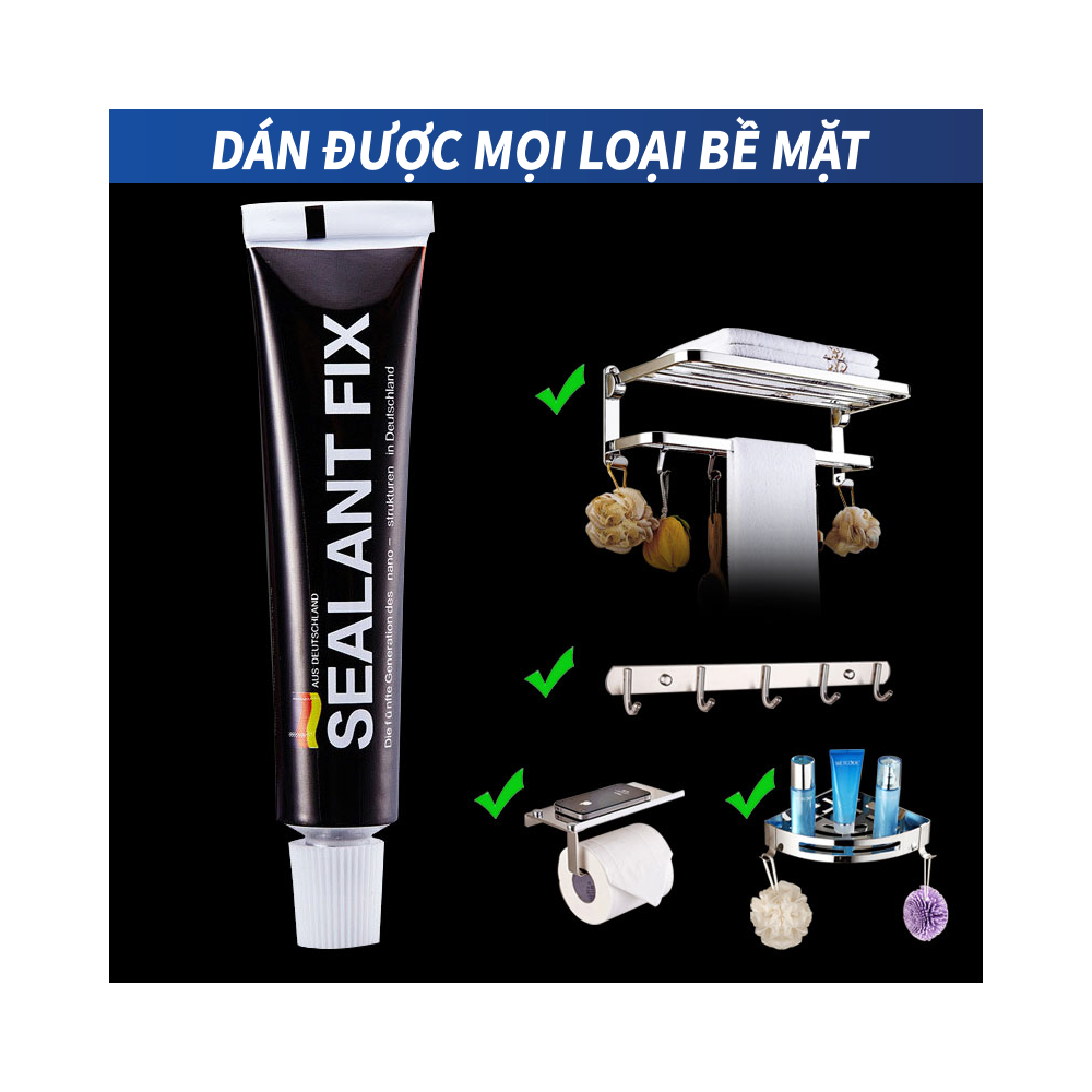 [HCM]100g Keo Dán Sealant Fix Siêu Dính Chắc Chắn (Dạng Tuýp)