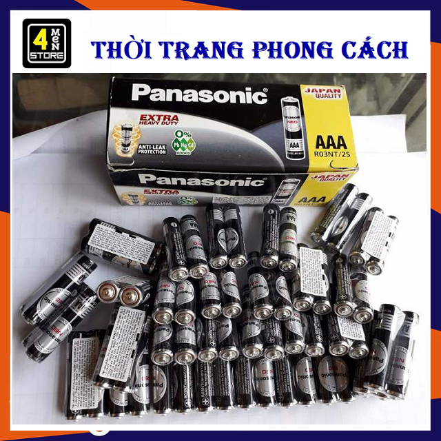 Pin Panasonic AAA - 1.5V - Hộp 60 viên 3A - ⚡⚡⚡