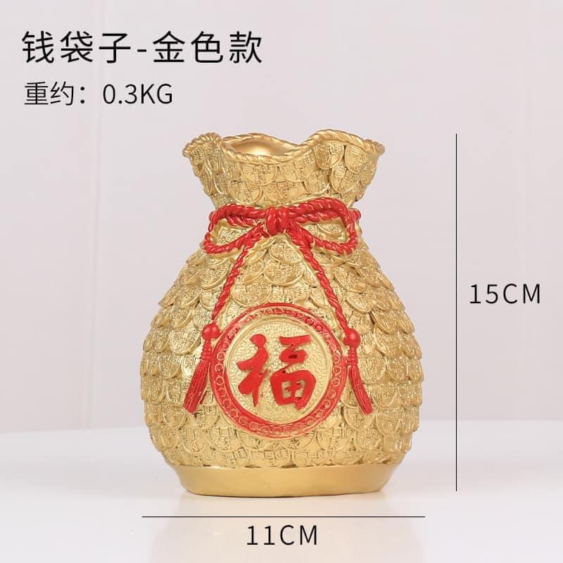 Bình trang trí đựng bông  lúa mạch