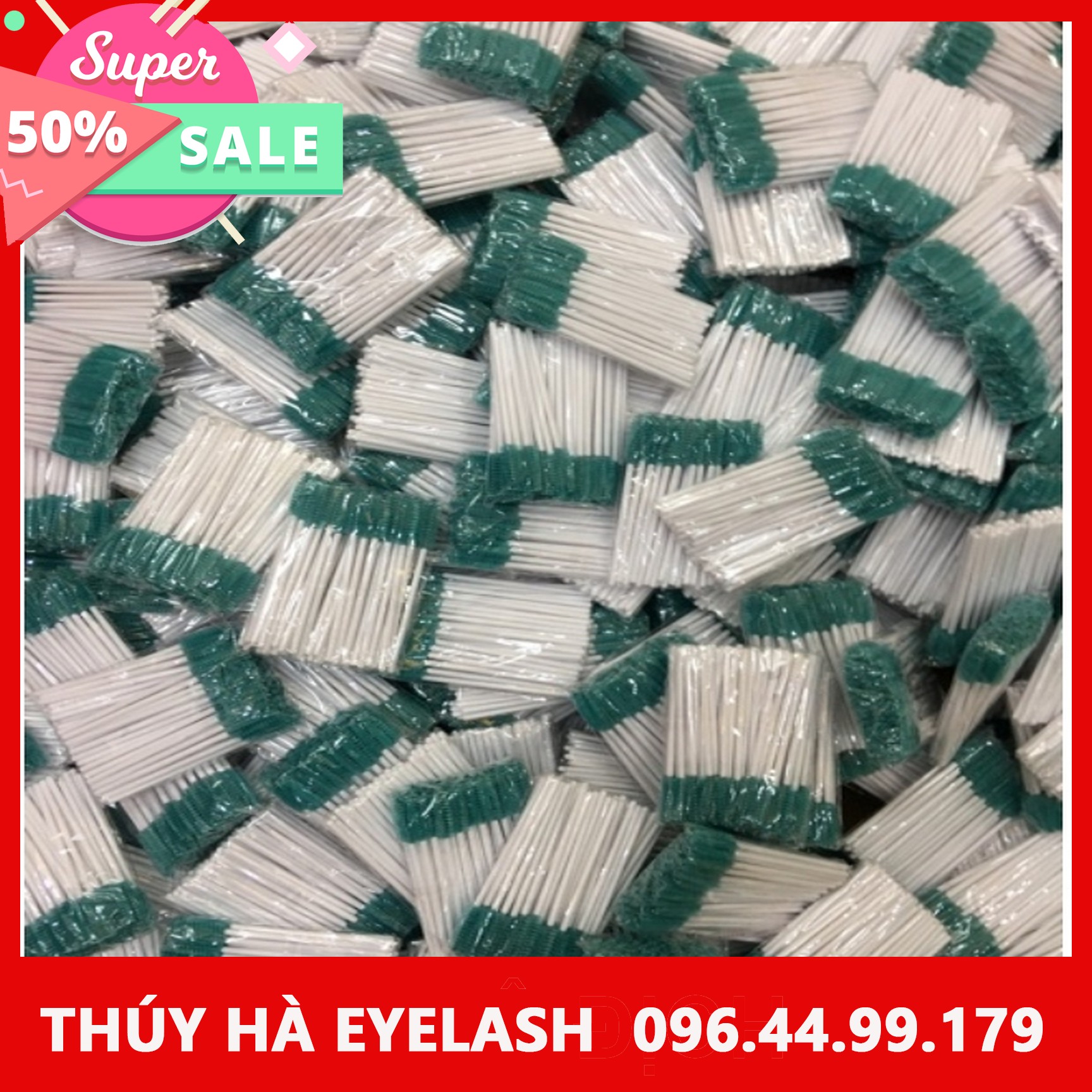 [HCM]Chổi chải mi nối ( BỊCH 50 CÂY)_dụng cụ nối mi_THÚY HÀ