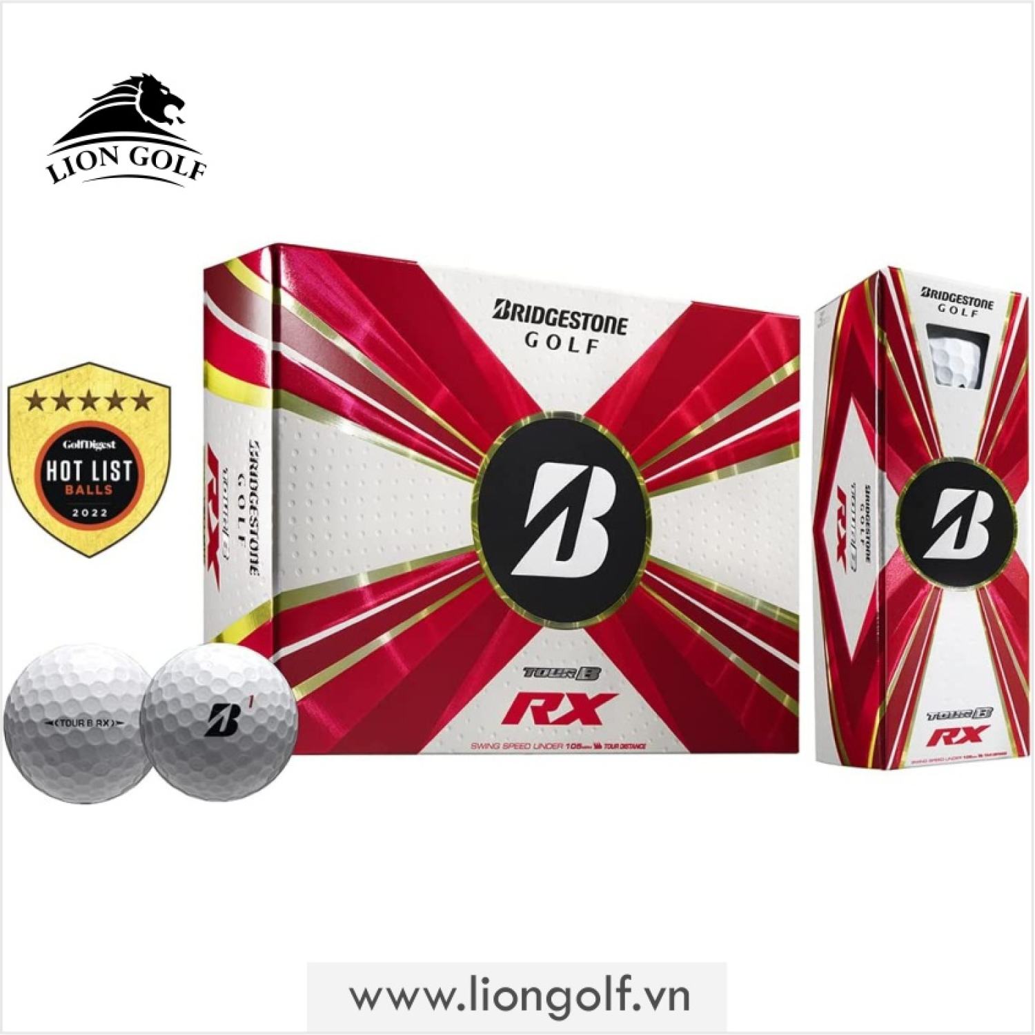 Bóng golf BridgeStone TOUR B RX 2022 PT202201BridgeStone