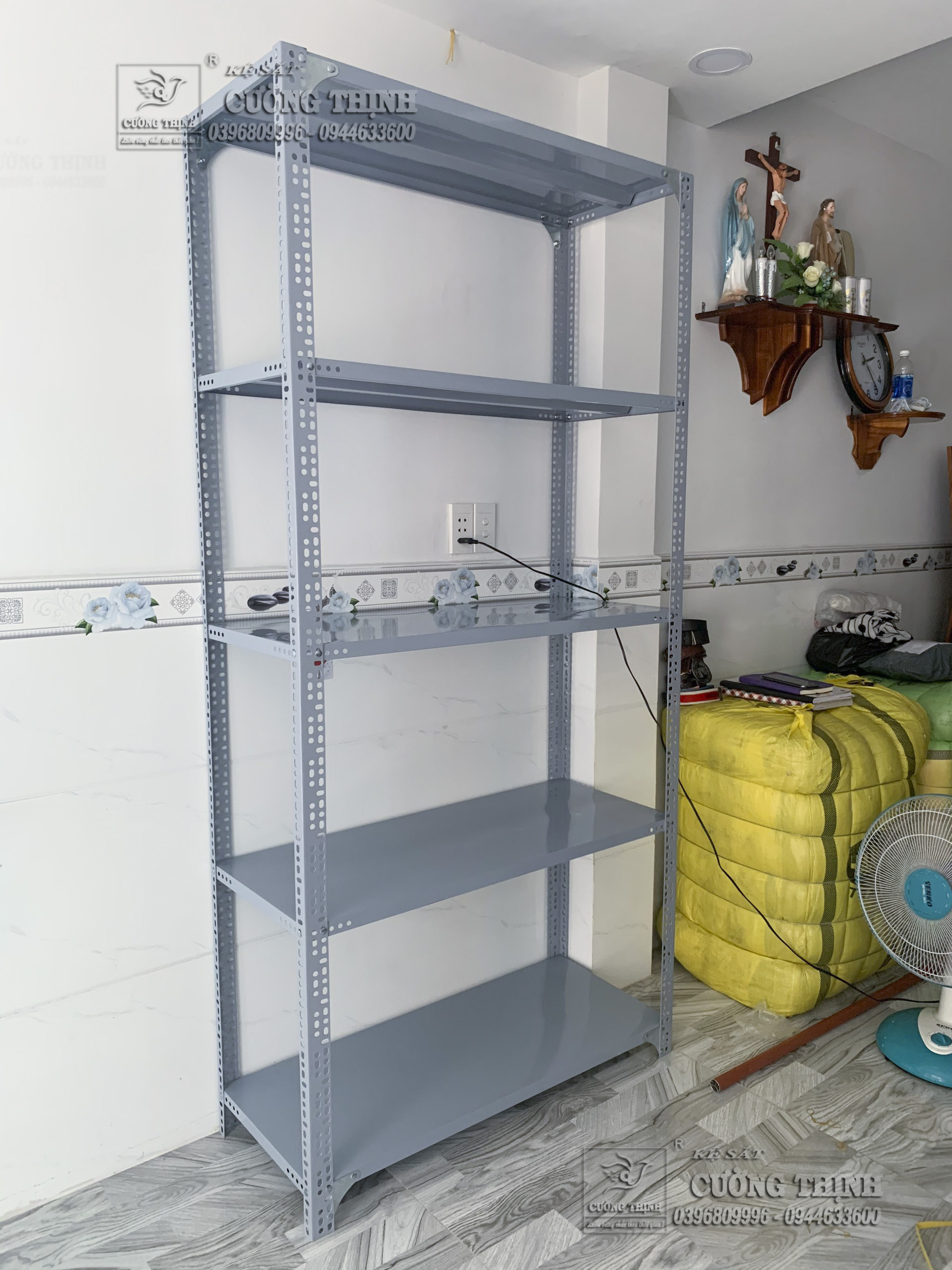 Mâm sắt dài 100cm x rộng 30cm - Lắp ráp kệ sắt đa năng