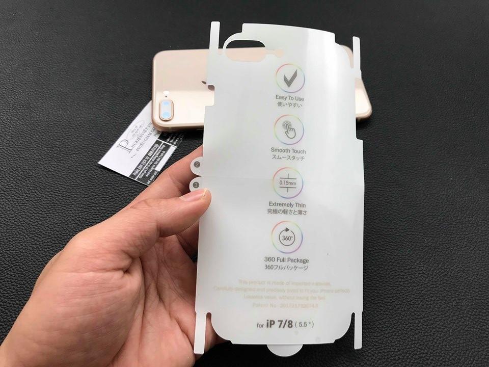Miếng dán PPF mặt sau cho iPhone 8 plus
