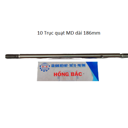 10 trục quạt MD dài 186 mm