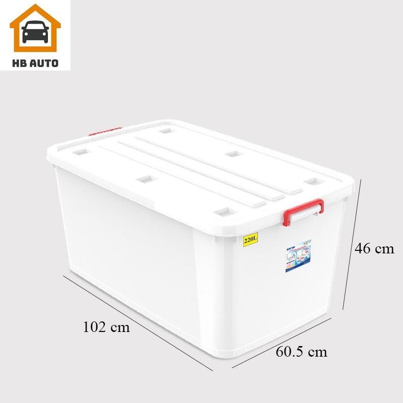 [FreeshipMAX] Thùng Nhựa Duy Tân 220 Lít (102 x 60.5 x 46 cm) No.853