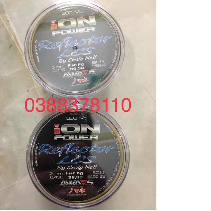 Dây Cước Câu Cá Tàng Hình ION-POWER 300m, Dây Câu Cá Siêu Bền - DC300M1