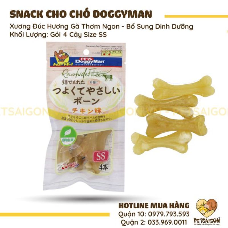 XƯƠNG ĐÚC DOGGYMAN HƯƠNG GÀ CHO CHÓ