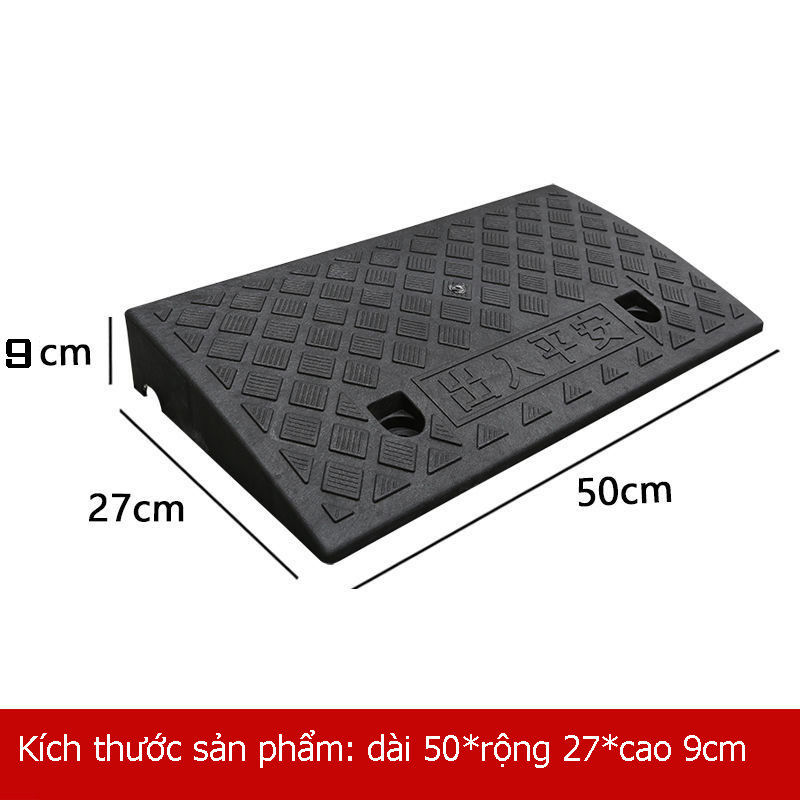 Bục lên xuống xe Bục lên xuống vỉa hè Dốc bục nhựa Dốc lên xuống xe máy ô tô chịu lực Bục dắt xe nhựa chịu lực Bục lên xuống nhựa