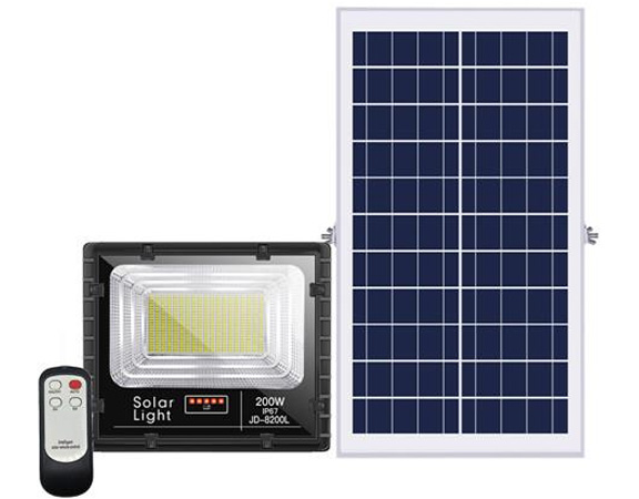 Đèn pha LED năng lượng mặt trời 200W JINDIAN JD-8200L Solar Light - Điện Việt