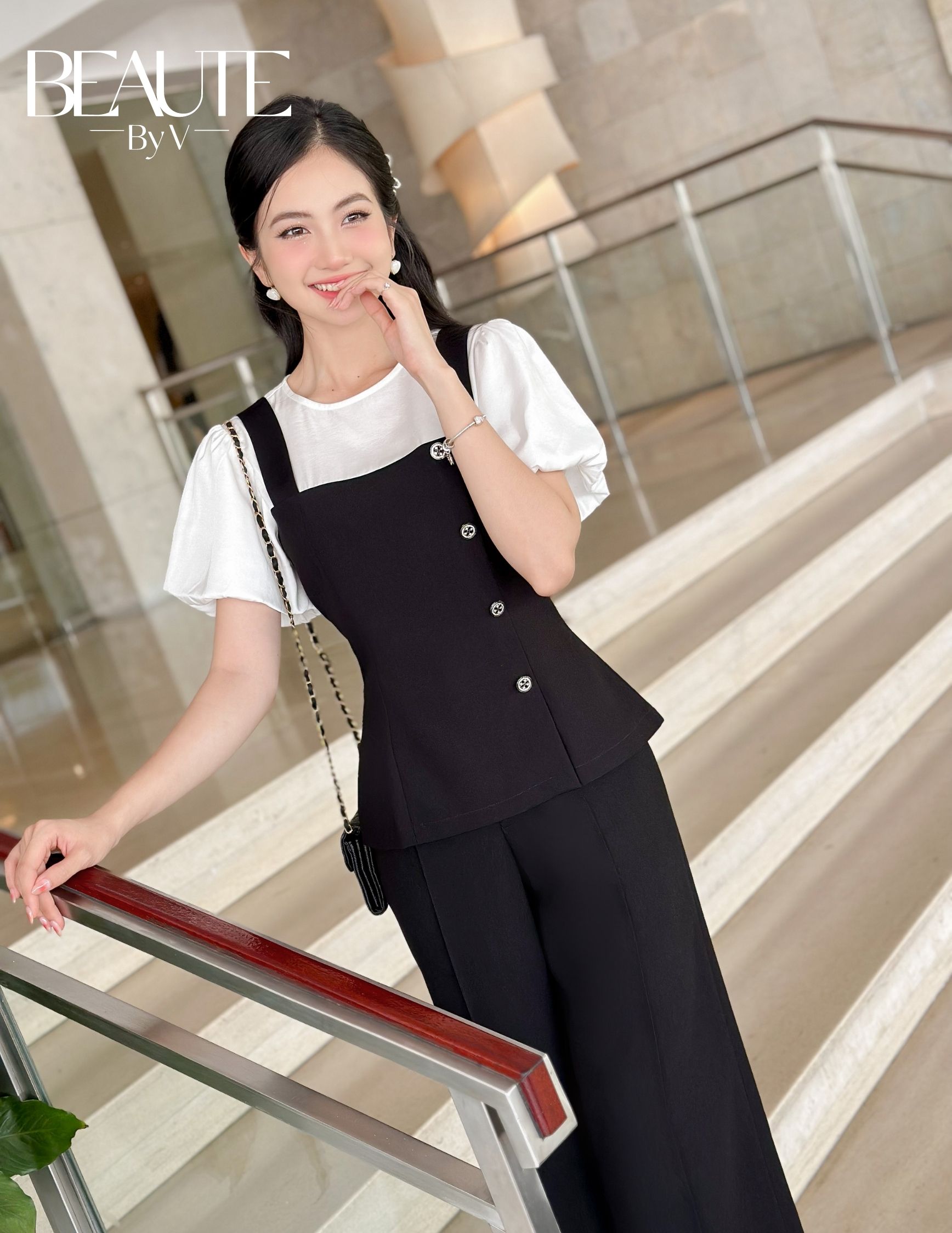 BEAUTEBYV - Quần dáng suông chạy mí Hannah