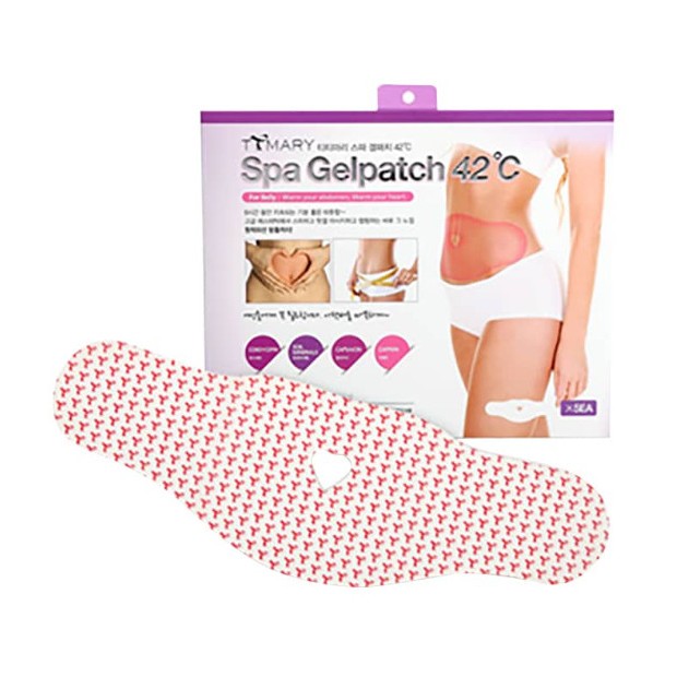 Miếng dán tan mỡ bụng 42 độ c spa gel patch