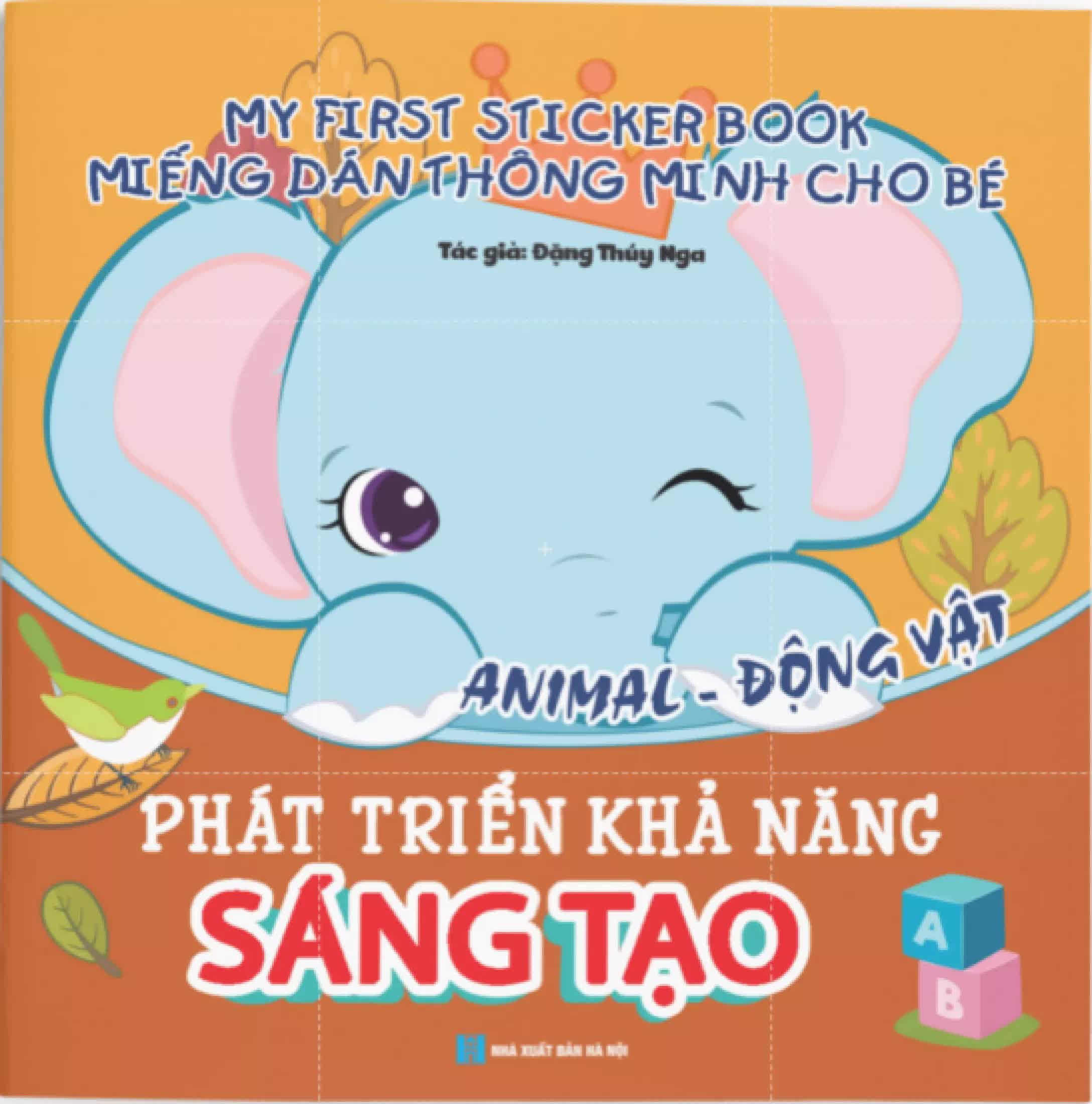 Combo 3 cuốn Miếng dán Thông minh cho bé - My First Sticker Book