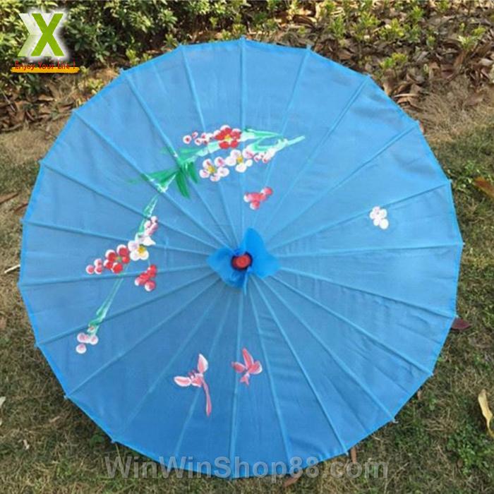 Dù cán gỗ Nhật Bản (Màu xanh dương nhạt)