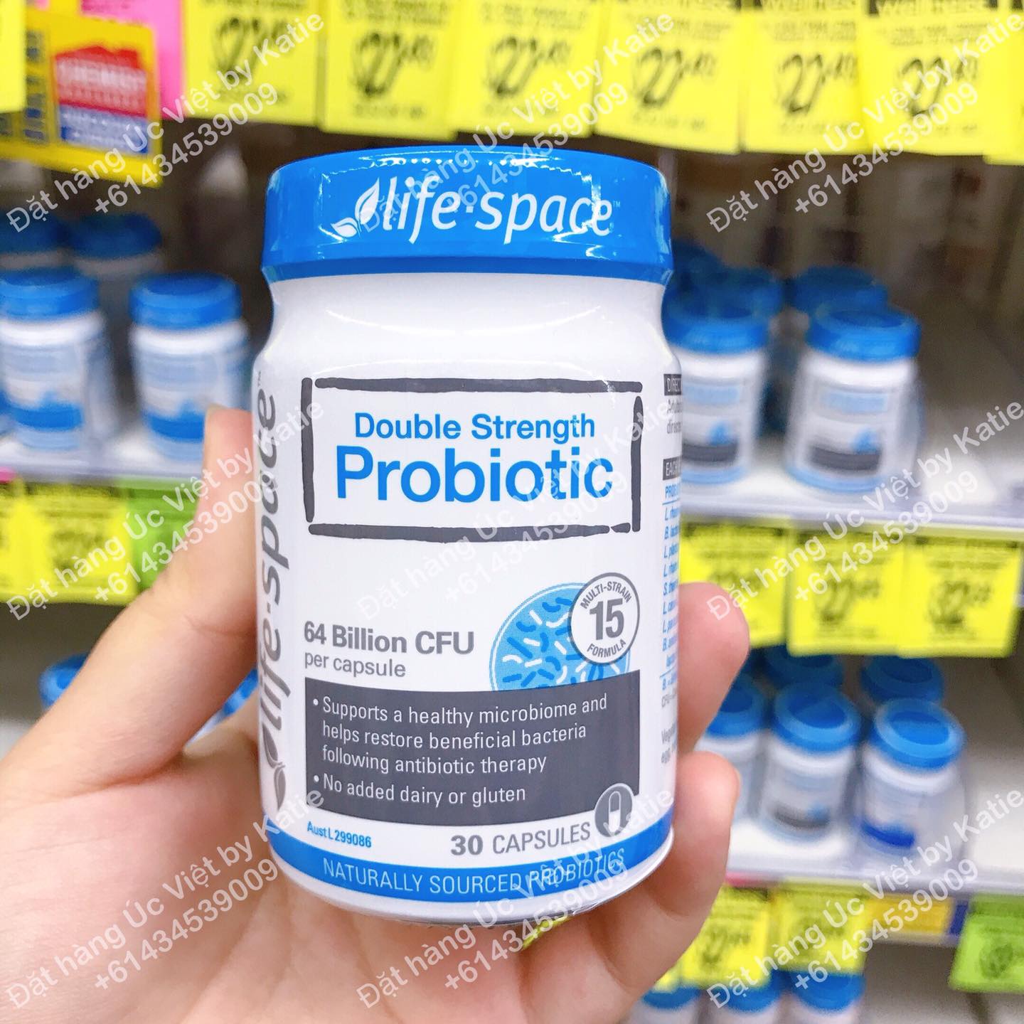 Men vi sinh Life Space Probiotic 64 Billion CFU 64 tỷ lợi khuẩn