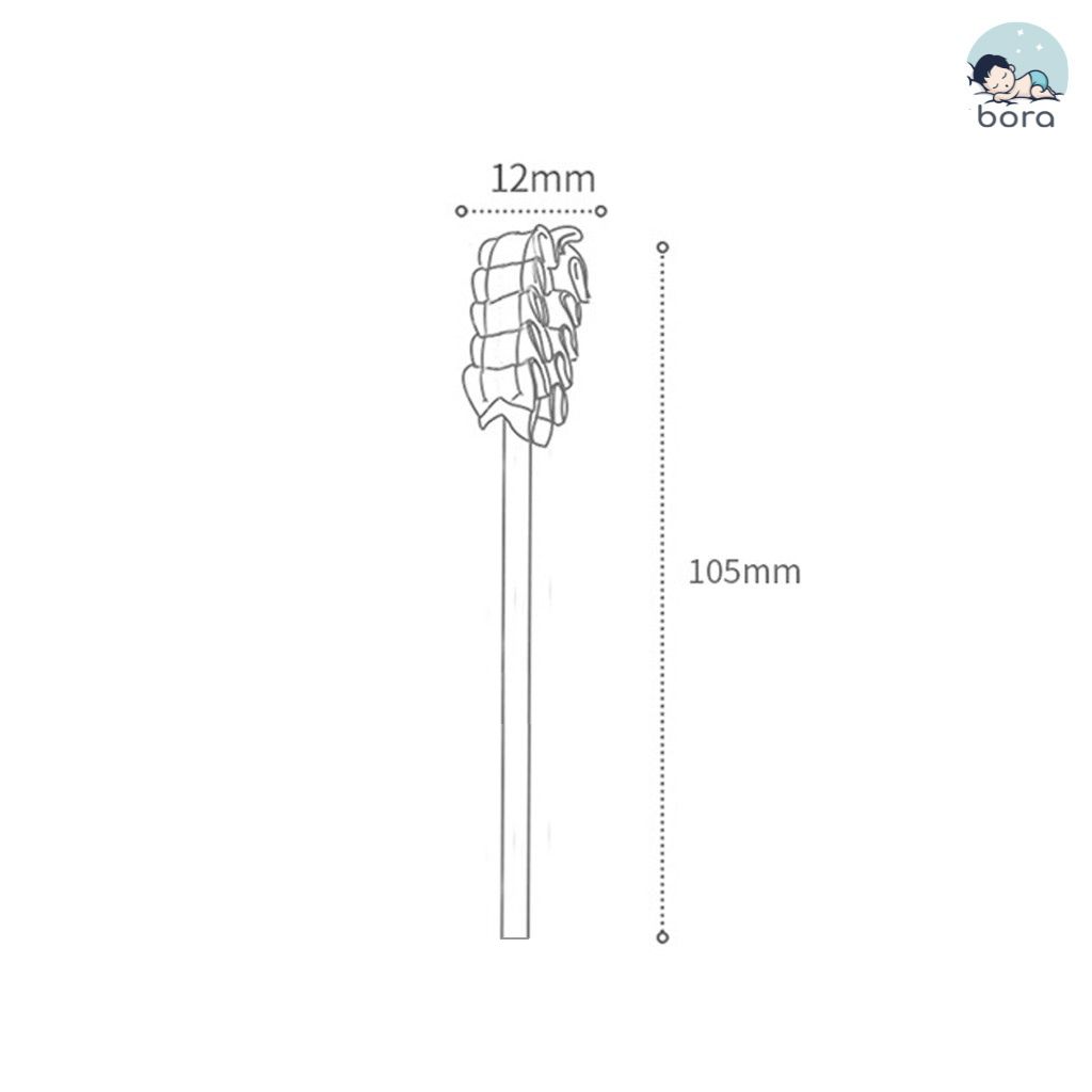 Que tưa lưỡi, rơ lưỡi V-coool, hộp 30 que
