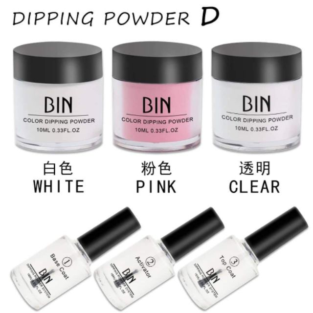 Sét Bột Nhúng Hiệu Bin Gồm Bộ 3 Và 3 Hũ Bột
