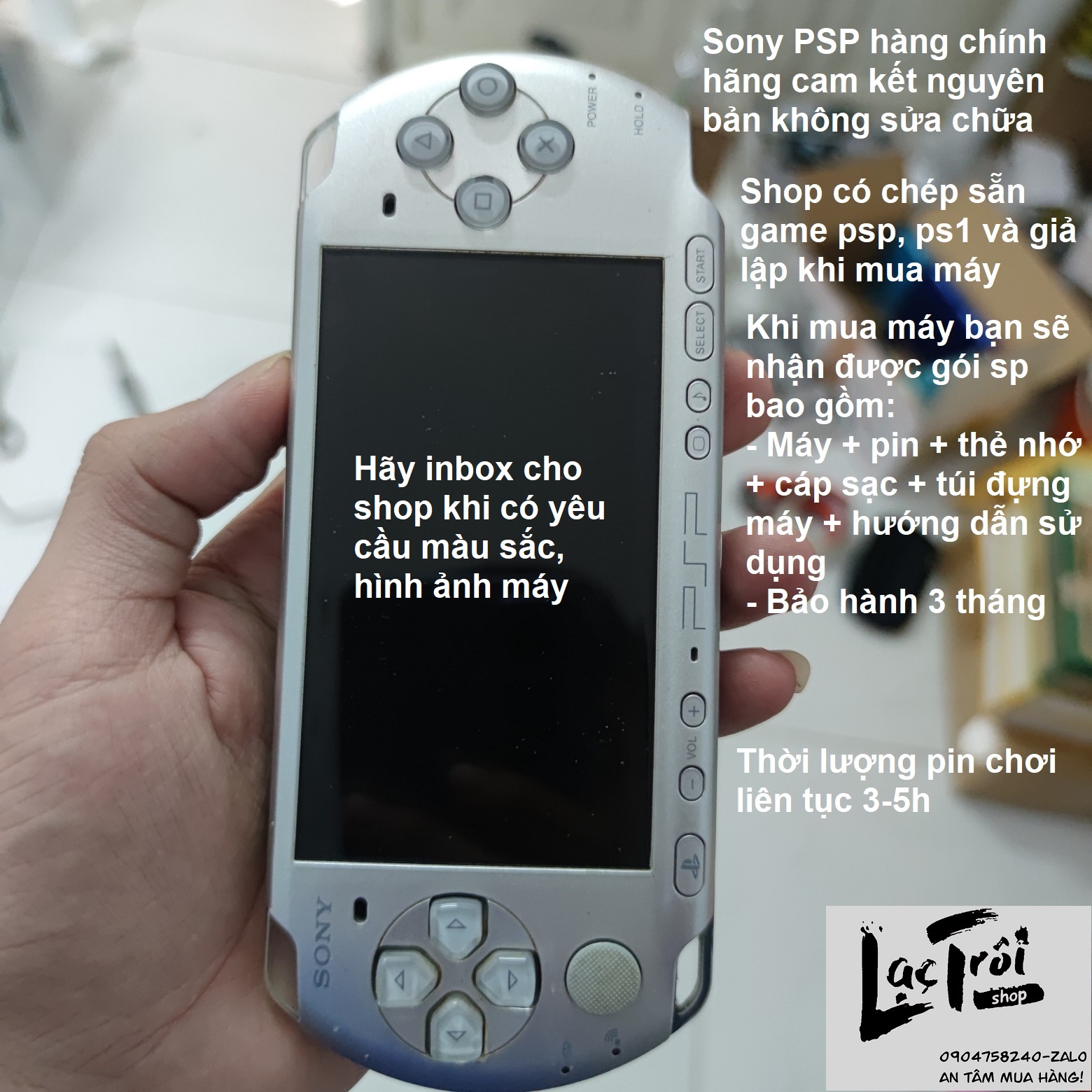 [Sony PSP] 1000 2000 3000 tặng thẻ 64gb-có máy like-new