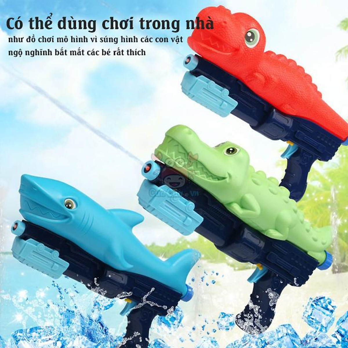 SÚNG PHUN NƯỚC HÌNH THÚ-ĐỒ CHƠI SIÊU HOT