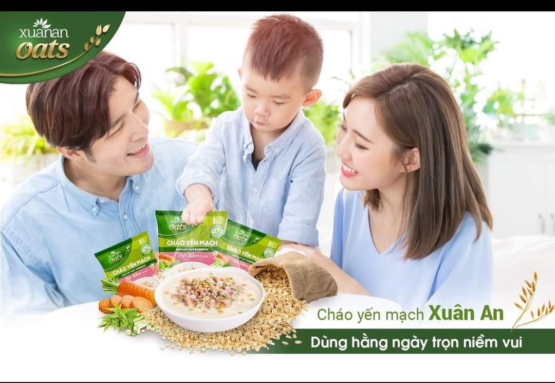 [30 gói] Cháo Yến Mạch Thịt Gà Xuân An