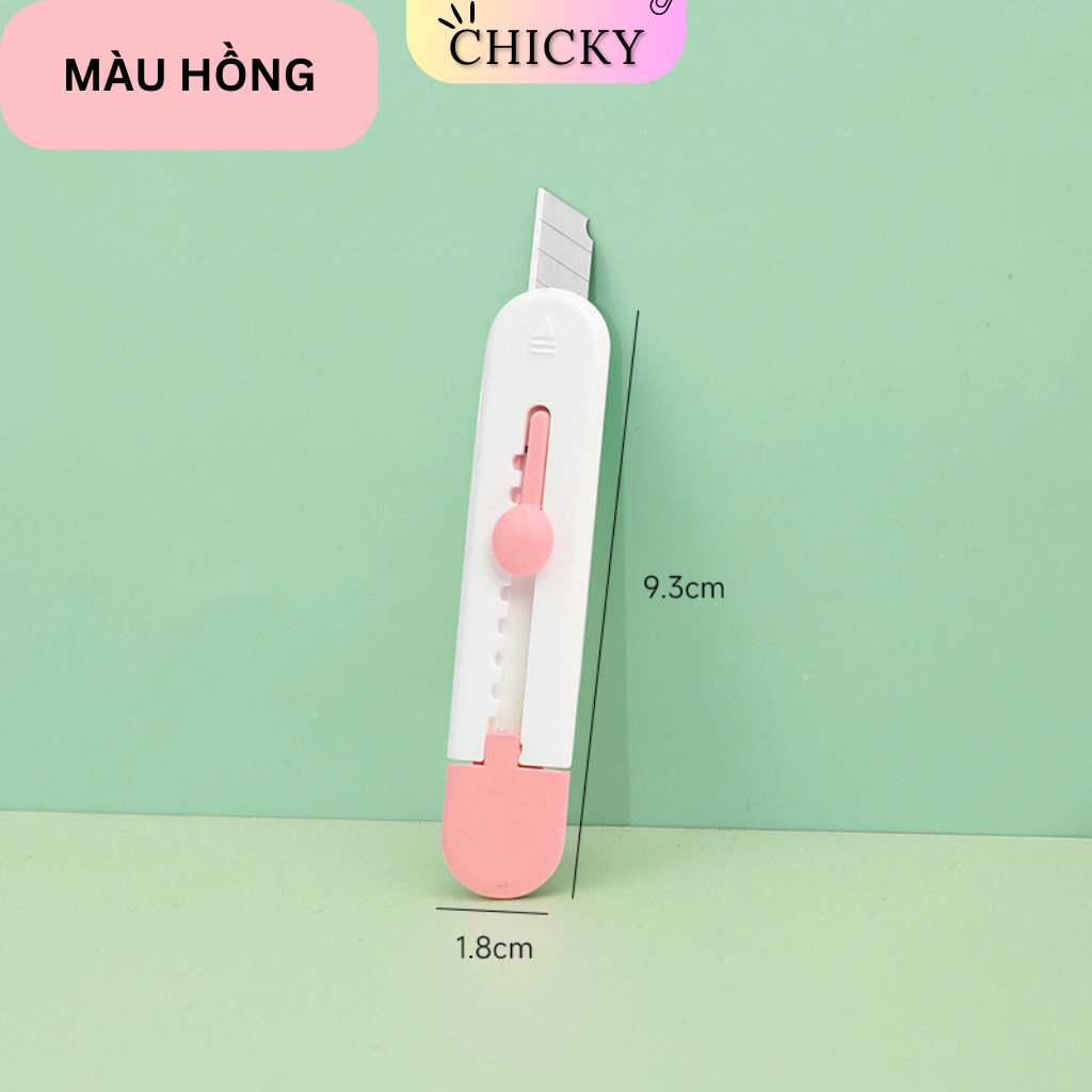 Dao rọc giấy mini Chicky nhiều màu cute dễ thương