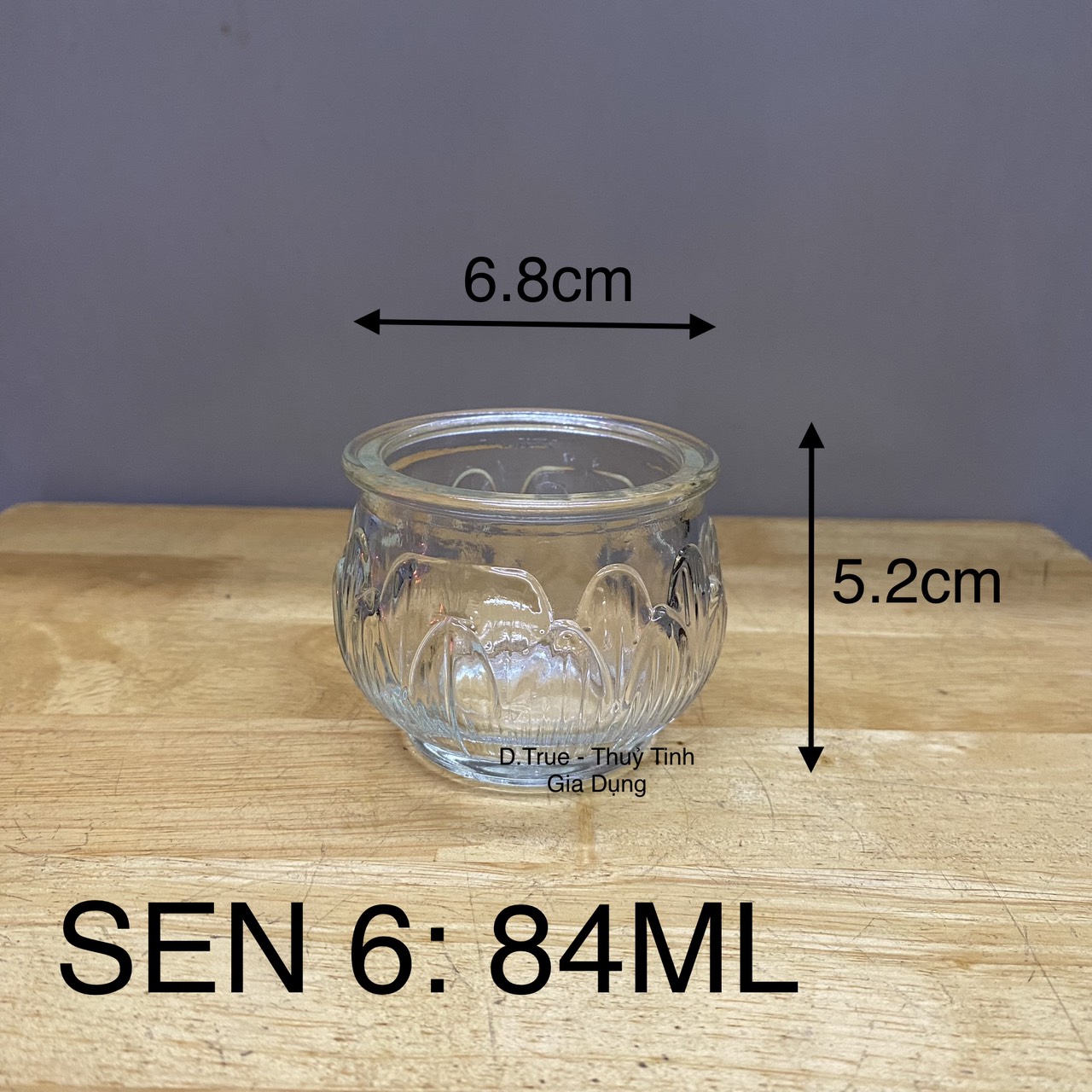 [Ly Đèn Cầy/ Ly Đựng Nến] Hộp 12 Ly Kiểu Loại Nhỏ (5 Kiểu)