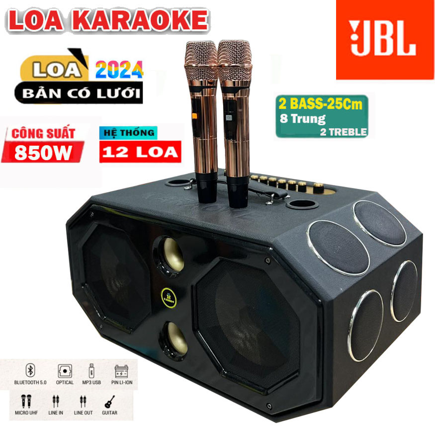 HÀNG BÃI MỸ USA | Loa Kéo Xách Tay Karaoke JBL Z30Pro 12 Đường Tiếng Siêu Trầm, Chống Hú Rít Cực Tốt, Hệ Thống Loa 2 Bass 25cm, 8 Trung ,2 Treble, Công Suất Khủng 850W, Âm Bass Cực Mạnh, Thoải Mái Hát Karaoke Với Nhiều Thể Loại Âm Thanh