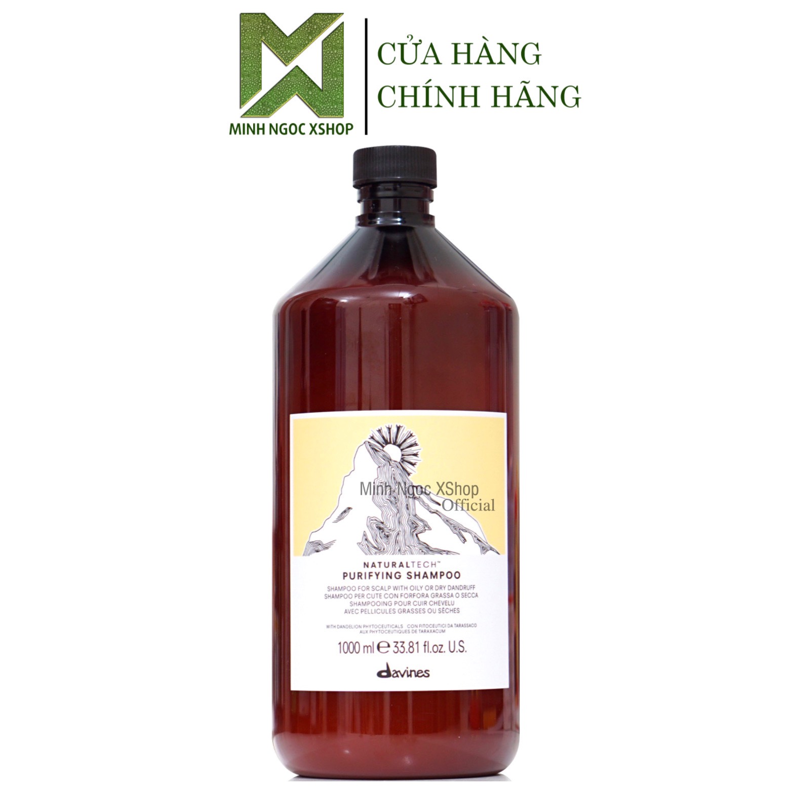 Dầu gội chống gàu Davines Purifying 1000ML