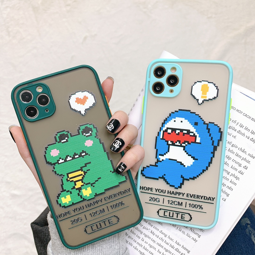 Ốp Lưng Nhám Chống Sock Va Đập Bảo Vệ Camera Happy Everyday