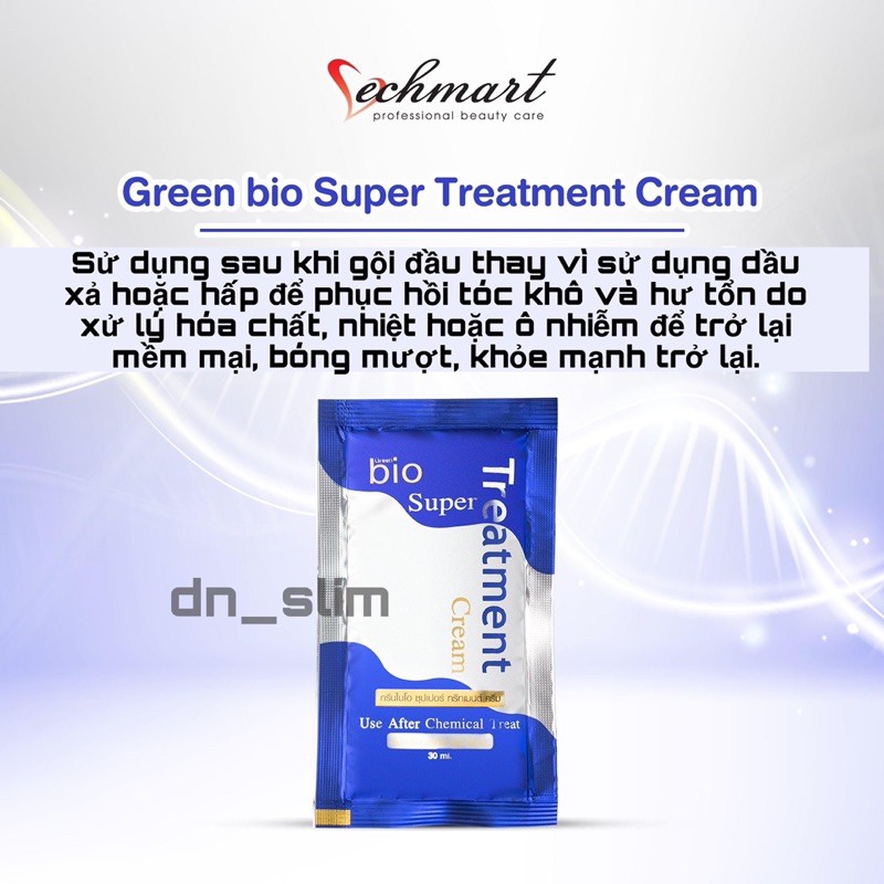 01 GÓI - Ủ Tóc Phục Hồi BIO SUPER TREATMENT 30g - Thái Lan