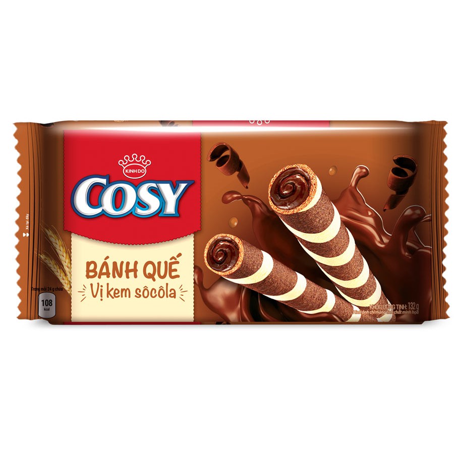 Combo 2 gói bánh Quế Cosy 132G (Trộn Vị Ngẫu Nhiên)