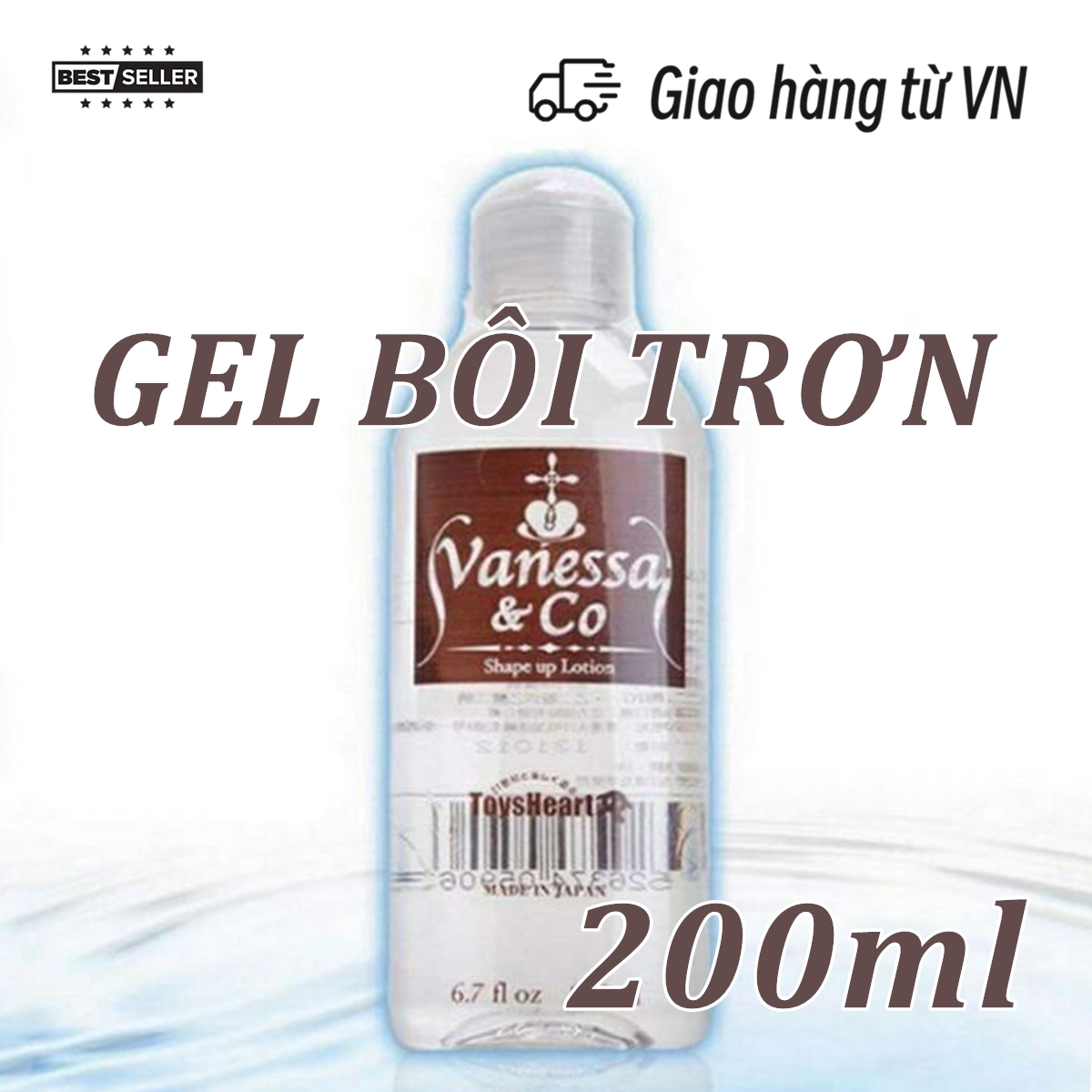 Gel Bôi Trơn Nhật Bản Vanessa 200ml