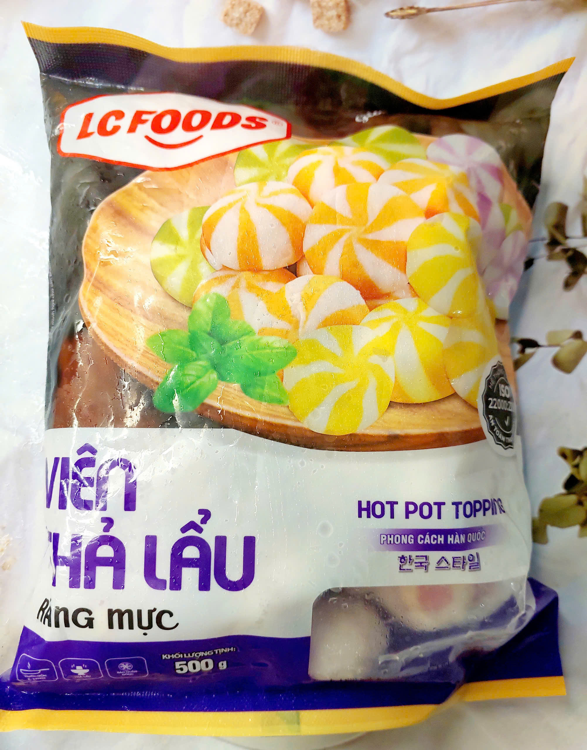 1kg Bánh Bao Răng Mực Lacusina (màu Tím)/500g