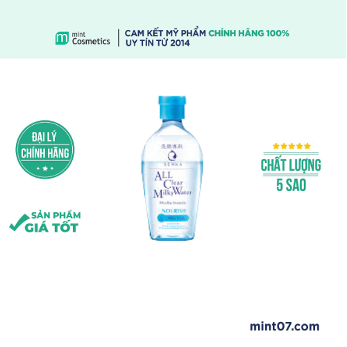 Nước sữa tẩy trang senka all clear milky water 230ml