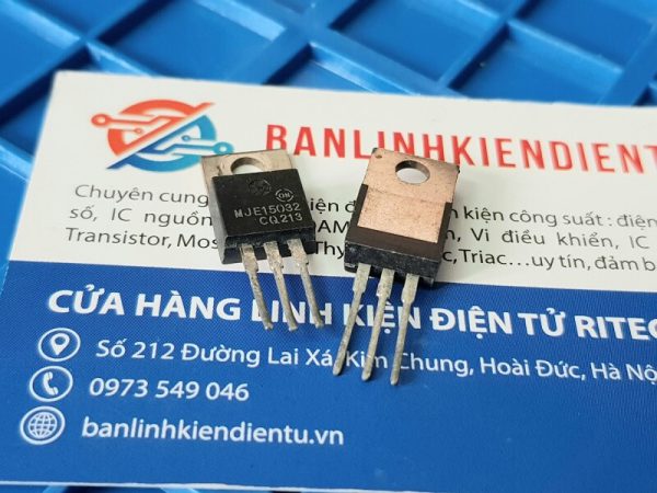 Mje15032g, mje15032 transistor npn 250v-8.0a to-220 tháo máy zin