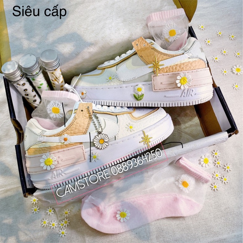 TẶNG TẤT Giày thể thao Sneaker shadow Hoa Cúc Đế cao Phiên bản G DRAGON giá rẻ