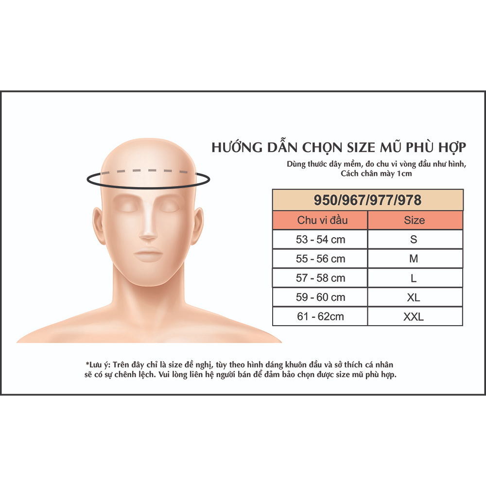 Đệm Lót Nón Bảo Hiểm YOHE 978