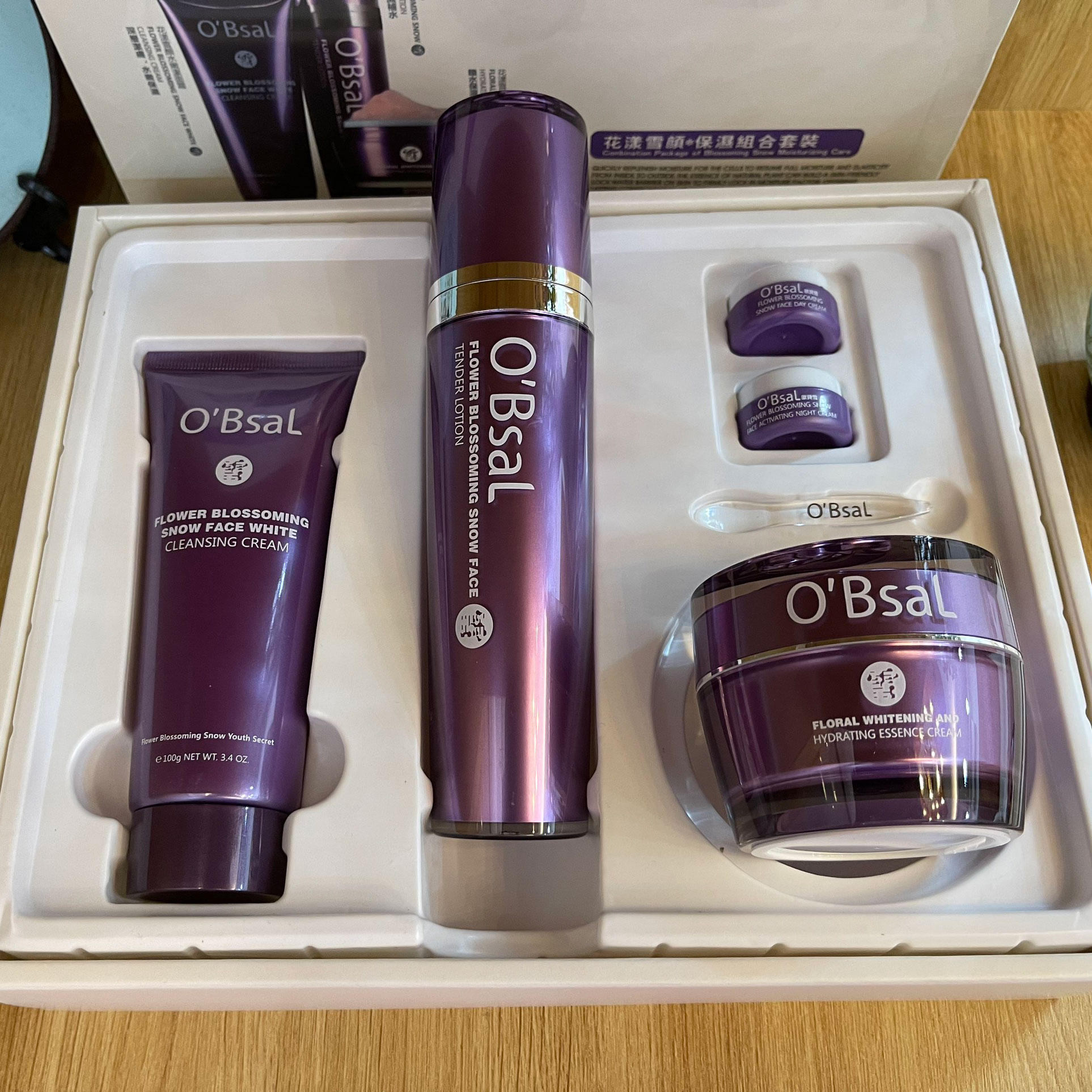 Obsal 5-Piece Skin Whitening Cream Set
