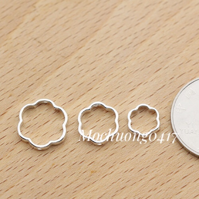 [S925] Charm bạc - bông hoa - MH146
