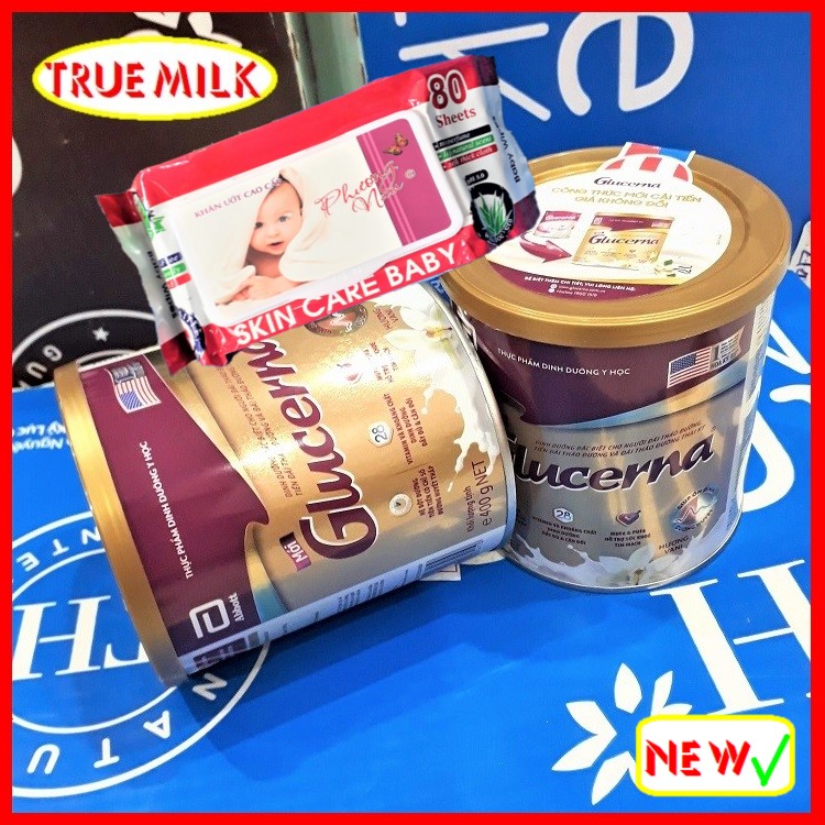 Combo x2 lon Sữa bột Glucerna 380g/lon hoặc 400g/lon hương Vani - Mẫu Mới - Sua glucerna - sua tieu duong - glucerna 400g - glucerna hương vani - glucerna vani - sua abbott TrueMe TrueMeNews TrueMart