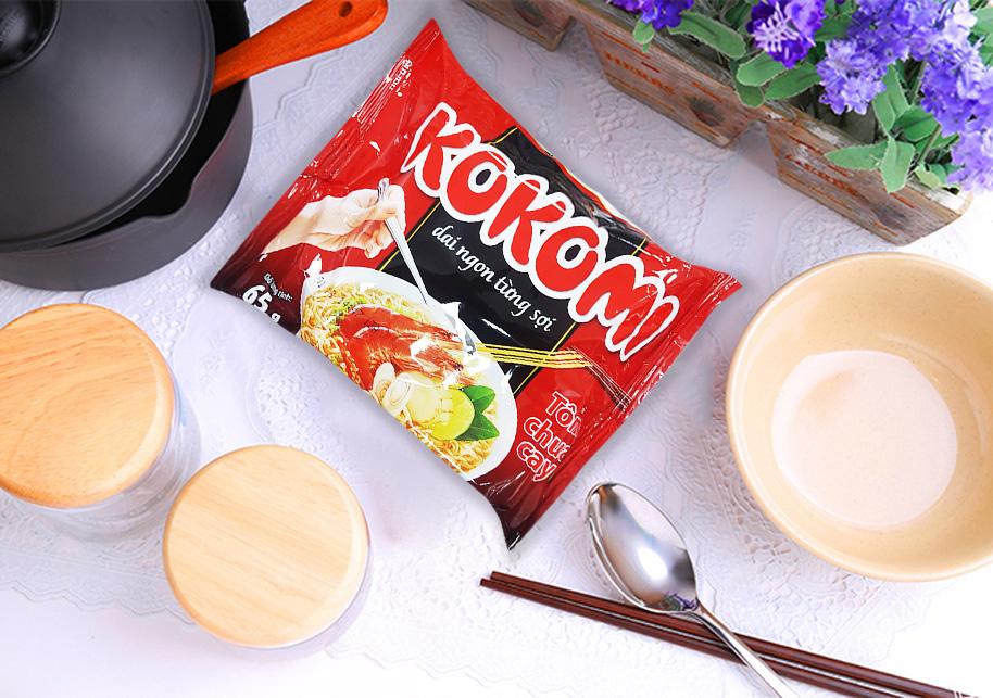 Mì Kokomi Tôm Chua Cay 65G (Thùng 30 Gói)