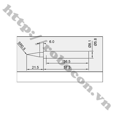 ĐẦU MŨI HÀN 907 LOẠI NHỌN