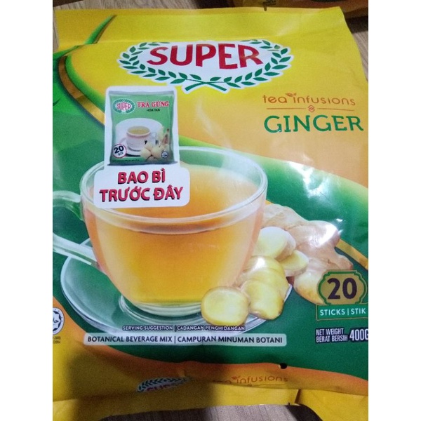 Trà gừng hòa tan Super 400g