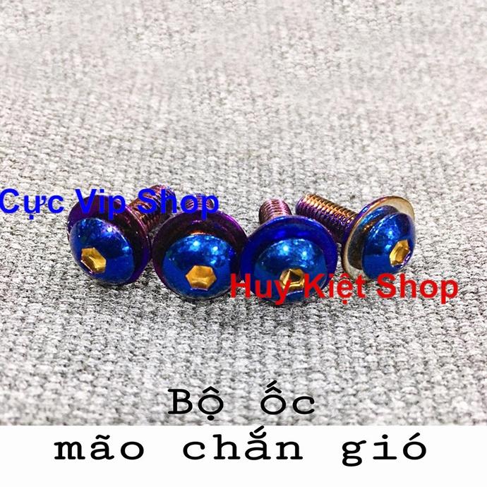 Bộ Ốc Mão Chắn Gió Winner X Xi Tian, Vàng 4 Con MS2145