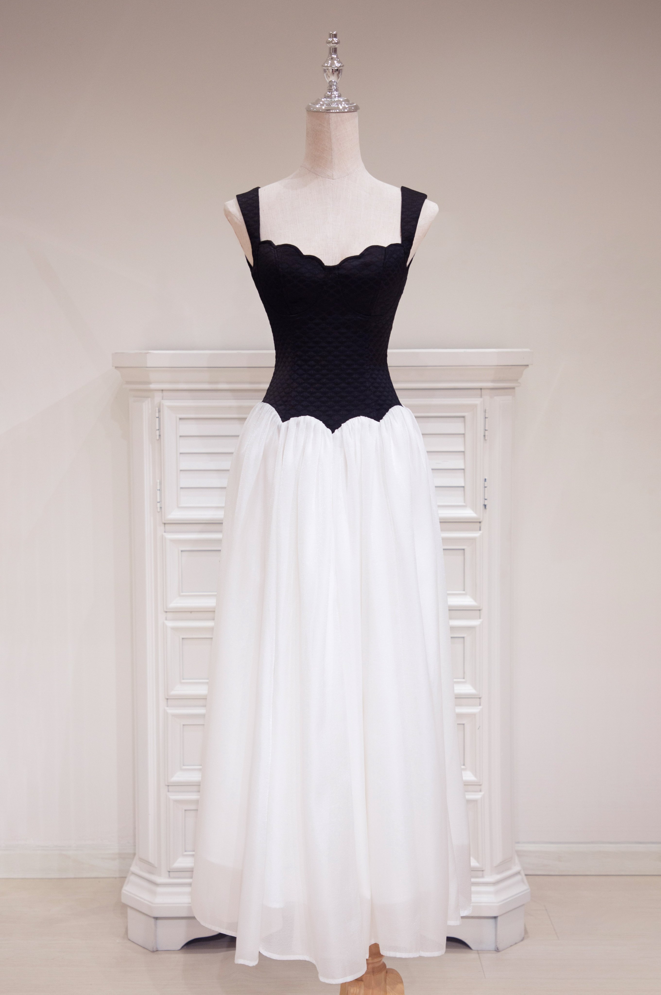 SÒ VINTAGE - FLEUR Đầm xòe hai dây