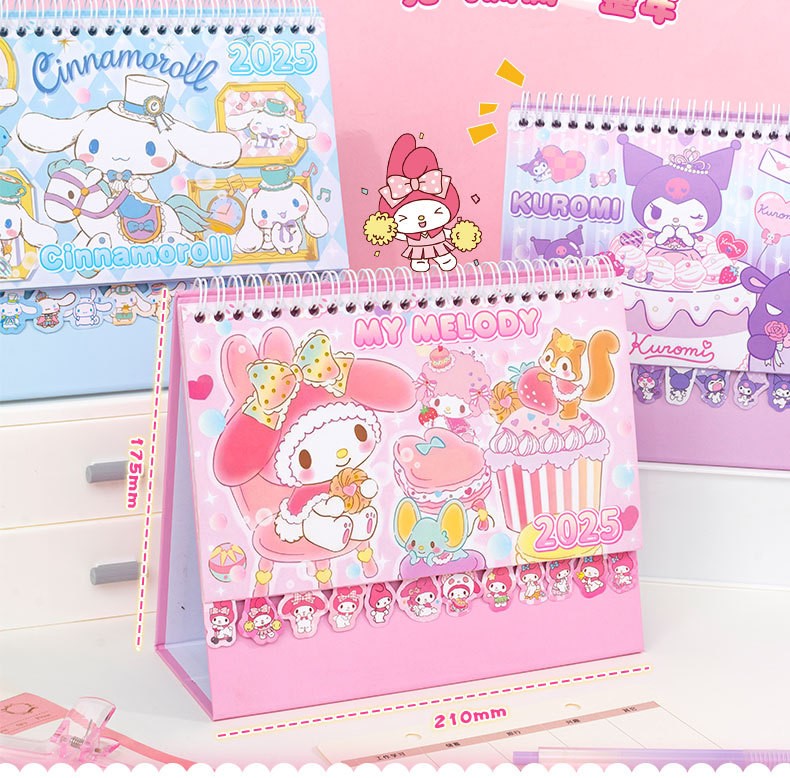 🌸LỊCH ĐỂ BÀN HELLO KITTY KUROMI SANRIO FRIENDS