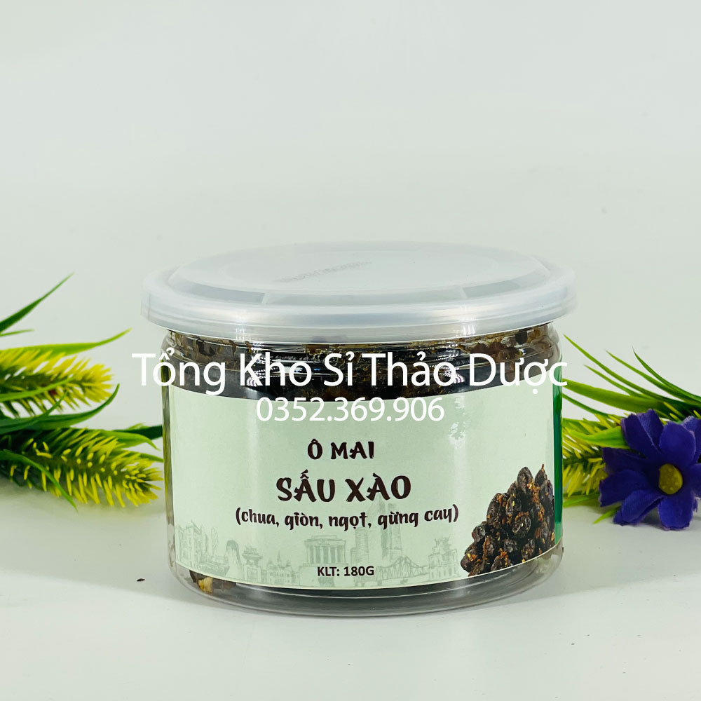 Ô mai sấu xào gừng (Ô mai truyền thống) - Túi 100g