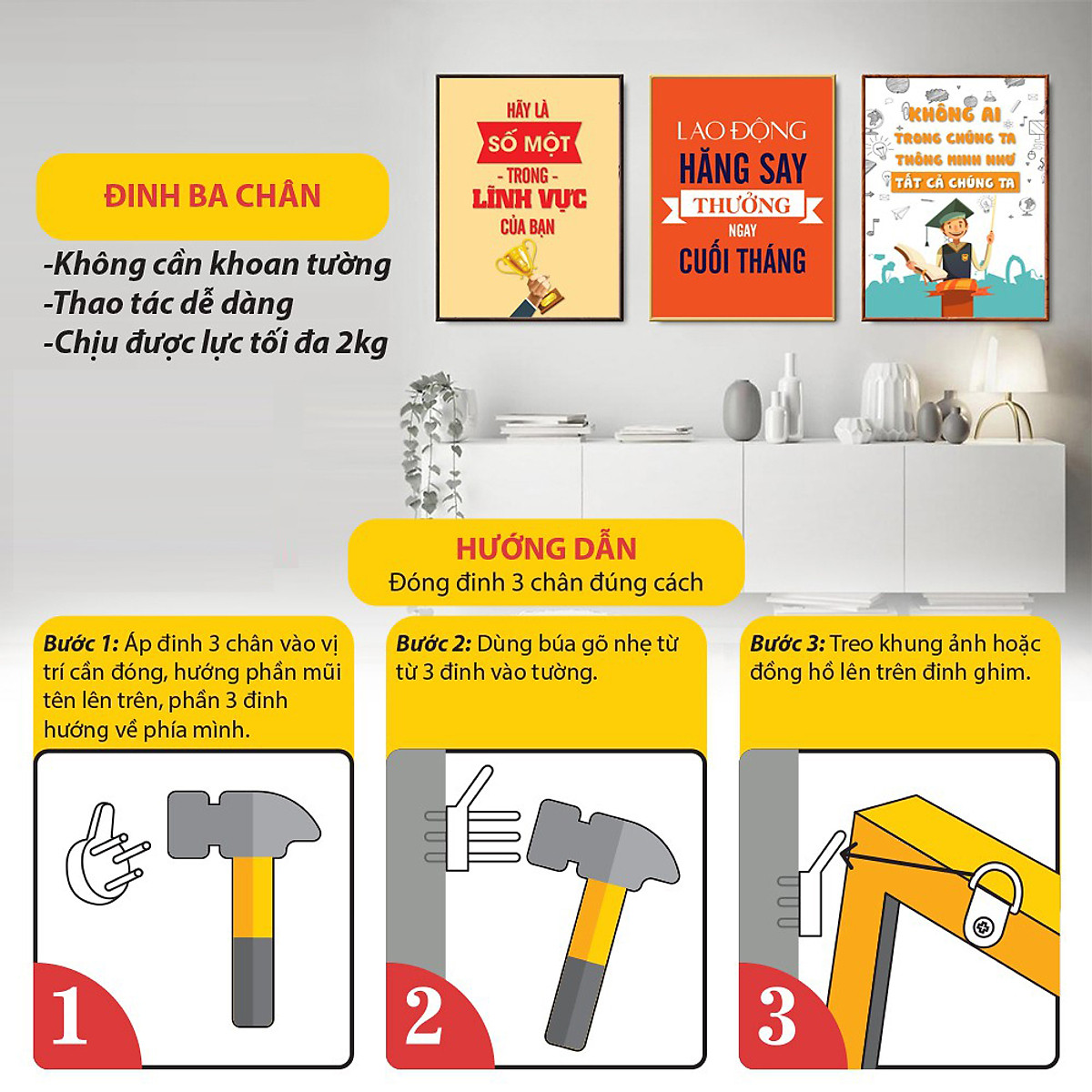 Tranh Canvas Treo Tường Hiện Đại Đàn Cá Vàng
